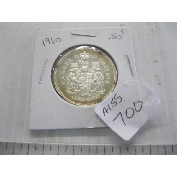 1960 CDN 50 CENT PIECE