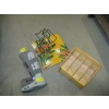 Image 1 : WOODEN LETTER HOLDER, FOOT/LEG AIR CAST, ETC.