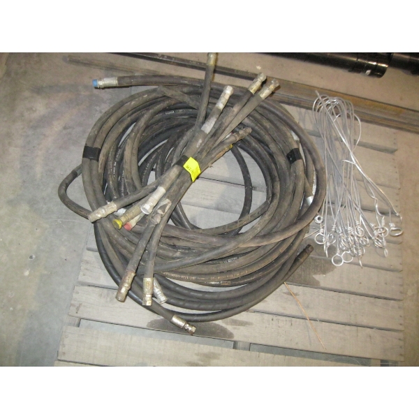 LOT OF ASST'D HYDRAULIC HOSES