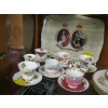 Image 1 : QUEENS SILVER JUBILEE METAL TRAY & 7 ROYAL ALBERT TEACUPS/SAUCERS