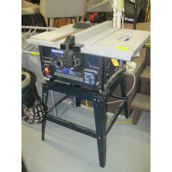 MASTERCRAFT TABLE SAW ON STAND