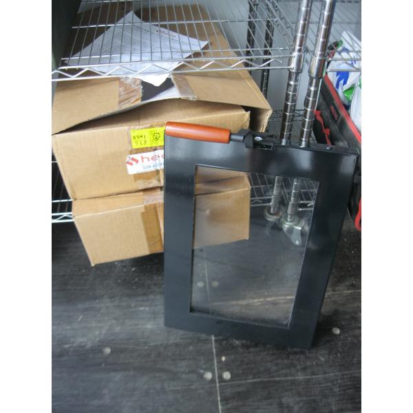 2 HECO 520 FIRE DOORS MODEL 520-GFD 