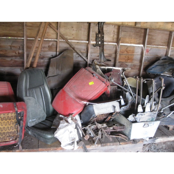 ASST. FORD CAR PARTS - SEATS, OIL PANS, CROSSMEMBERS, ETC.