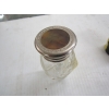 Image 4 : CRYSTAL BOTTLE W/SILVER LID, AUTHENTIC YOYO & SM. ROUND BOX W/SILVER LID