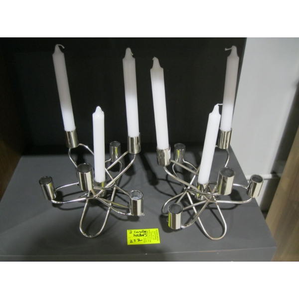 2 CANDLEHOLDERS