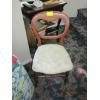 Image 1 : BALLOON BACK ANTIQUE CHAIR & 2 VINTAGE COAL OIL LAMPS