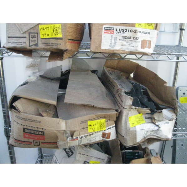 2 BOXES OF JOIST HANGERS