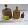 Image 1 : 3 ROUND BUTTER MOLDS