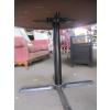Image 3 : 42" WOOD TABLE W/METAL BASE