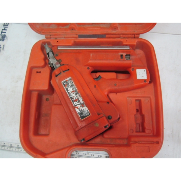 PASLODE IMPULSE GUN IN CASE - BATTERY, NO CHARGER