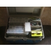 Image 4 : BLUE & TAN TACKLEBOX W/ASST. CONTENTS