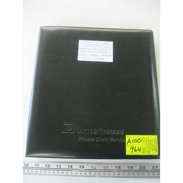 BINDER OF 100 RARE USA PENNIES