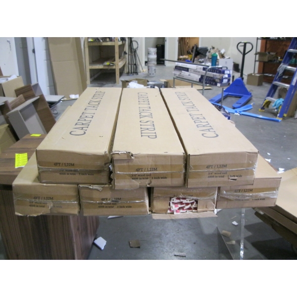 7 BOXES OF CARPET TACK STRIPS