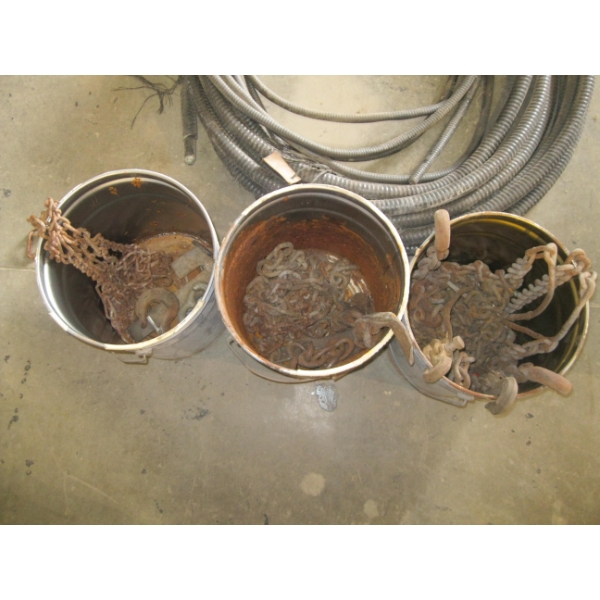 3 TINS W/ASST'D CHAIN PIECES