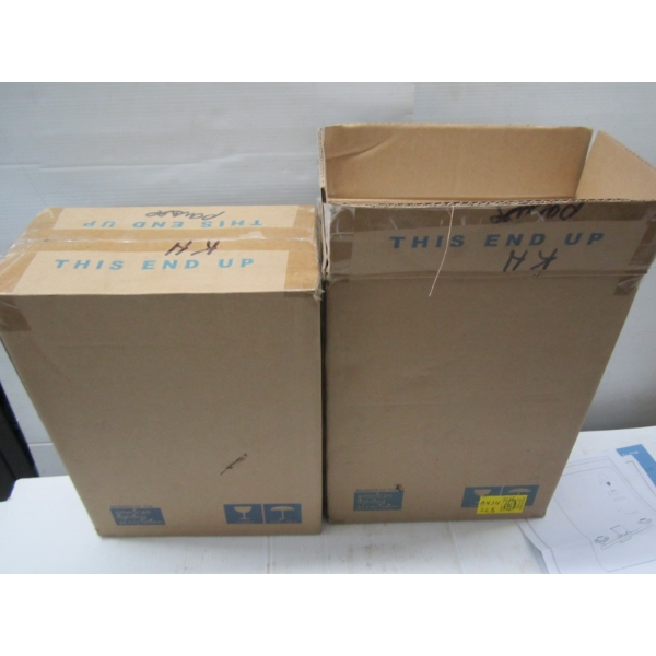 2 MAT BLACK FINISH LIGHT FIXTURES
