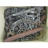 Image 6 : 2 BINS OF CHAIN, BRAD NAILER, VACUUM, ETC.