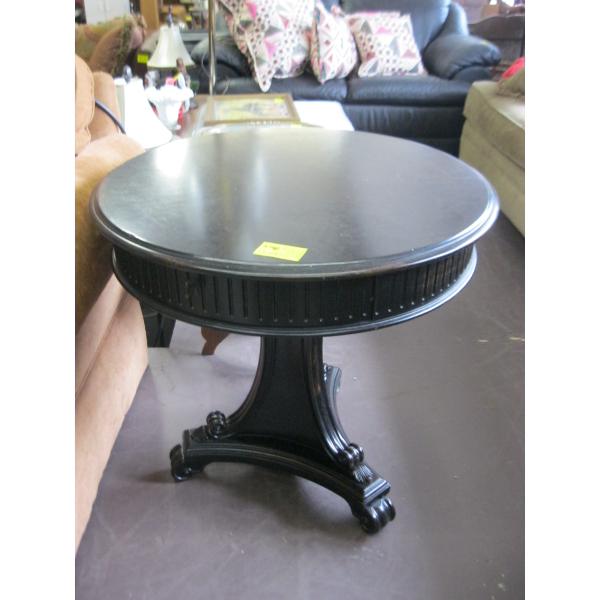 SINGLE DRAWER ROUND OCCASIONAL TABLE