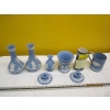 Image 1 : 8 PIECES OF WEDGEWOOD JASPER WAVE
