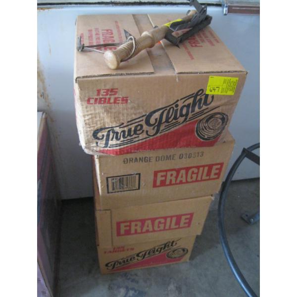 4 BOXES OF CLAY PIGEONS