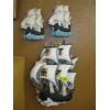 Image 1 : 3 DECORATIVE CERAMIC WALL MOUNT SHIPS