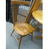 Image 3 : SOLID WOOD DINING TABLE W/4 WOODEN CHAIRS & 2 LEAVES