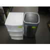 Image 2 : GARBAGE CAN & 3 DRAWER STORAGE UNIT