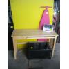 Image 1 : MISC. DESK, IRONING BOARD, IRON, SM. CABINET