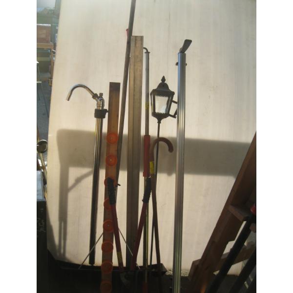 MISC. PRUNERS, SNOW RAKE, SHOVEL, ETC.