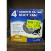 Image 1 : 4" CORDED INLINE DUCT FAN