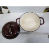 Image 3 : LG. KITCHEN AID CAST ENAMEL LIDDED POT