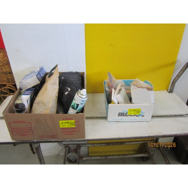 MISC. BATH SHOP HANDWASH, CURLING IRON, MOISTURE DETECTOR STRIPS, ETC.