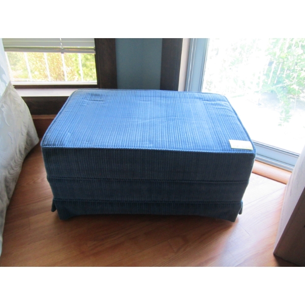UPHOLSTERED FOOTSTOOL
