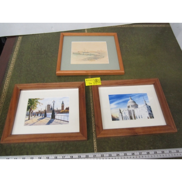 3 FRAMED PICTURES