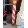 Image 2 : ANTIQUE BARBER CHAIR & WOODEN BARBER POLE