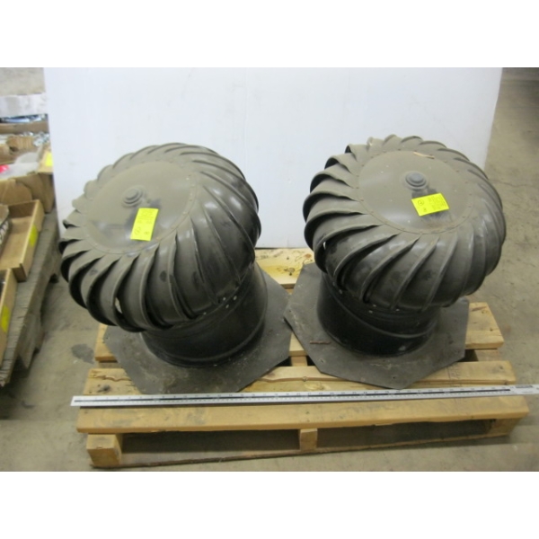 2 ROOF TOP FANS - BROWN