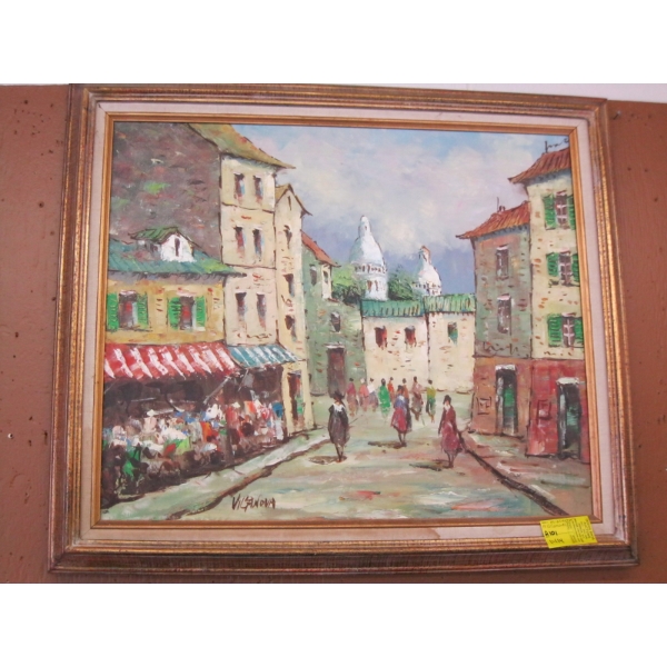 MCM OIL PAINTING BY A. VILANOVA