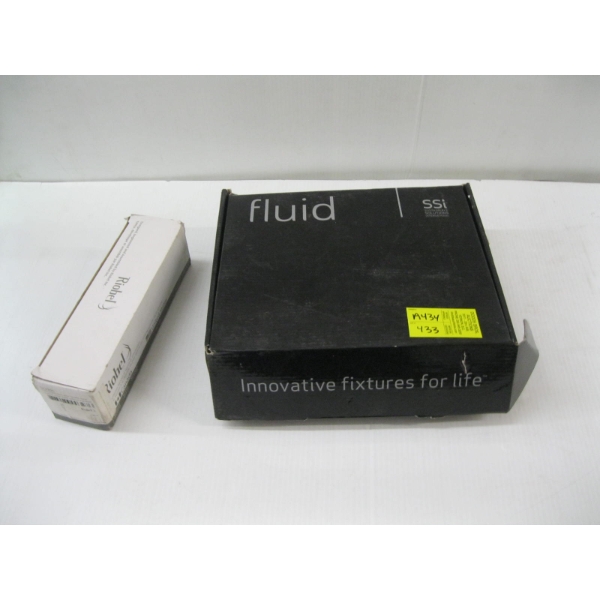 NEW FLUID BATHROOM FAUCET SET & RIOBEL DRAIN PIPE