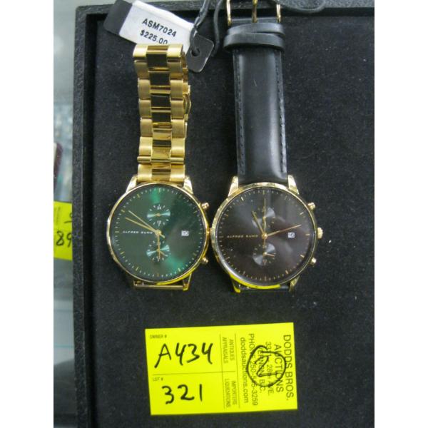 2 ALFRED SUNG MENS WATCHES