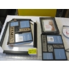Image 4 : ASST. PICTURE FRAMES & A BRASS & BLUE BASED LAMP