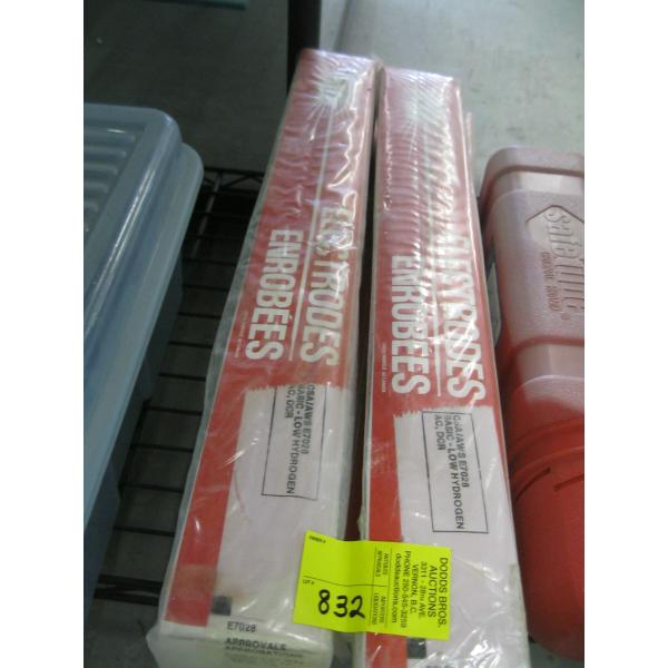 4 BOXES OF WELDING ROD