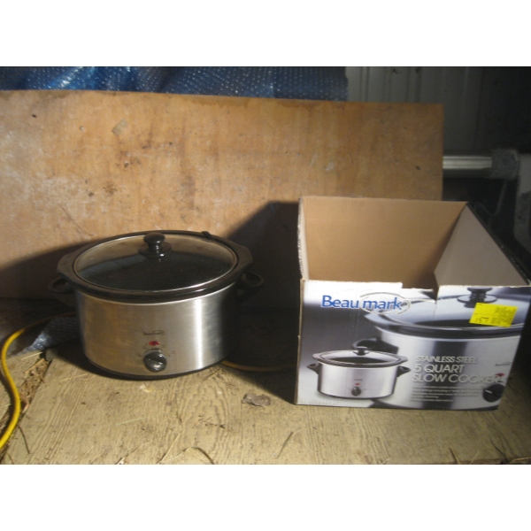 5 QT BEAUMARK SLOW COOKER