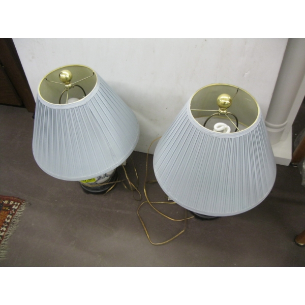 PAIR OF TABLE LAMPS
