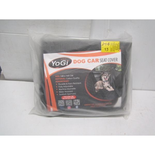 YOGI DOG CAR SEAT COVER - NEW