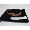 Image 2 : STERLING .925 SILVER BRACELET W/ORANGE STONES, 18.5G