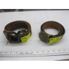 Image 1 : 2 LEATHER BELTS W/BUCKLES