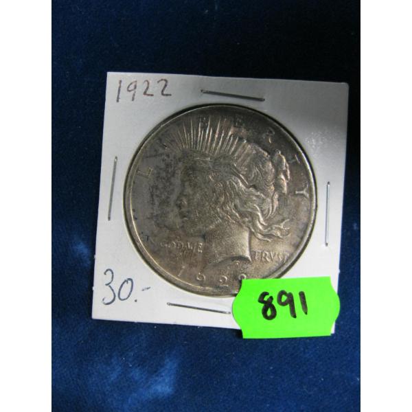 1922 AMERICAN SILVER $1