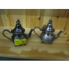 Image 1 : 2 SMALL SILVER TEAPOTS