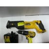 Image 2 : DEWALT CORDLESS TOOLS - RECIPROCATING SAW, DRILL, CHARGER
