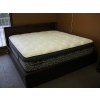 Image 1 : KING SIZE BED COMPLETE W/HEADBOARD & BOX SPRING/MATTRESS