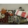 Image 1 : 2 BOXES OF MISC. POTTERY GLASSES, DECANTER, WINEGLASSES, ETC.